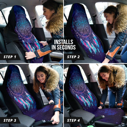 Amazing Dreamcatcher Boho Galaxy Car Seat Covers 211801