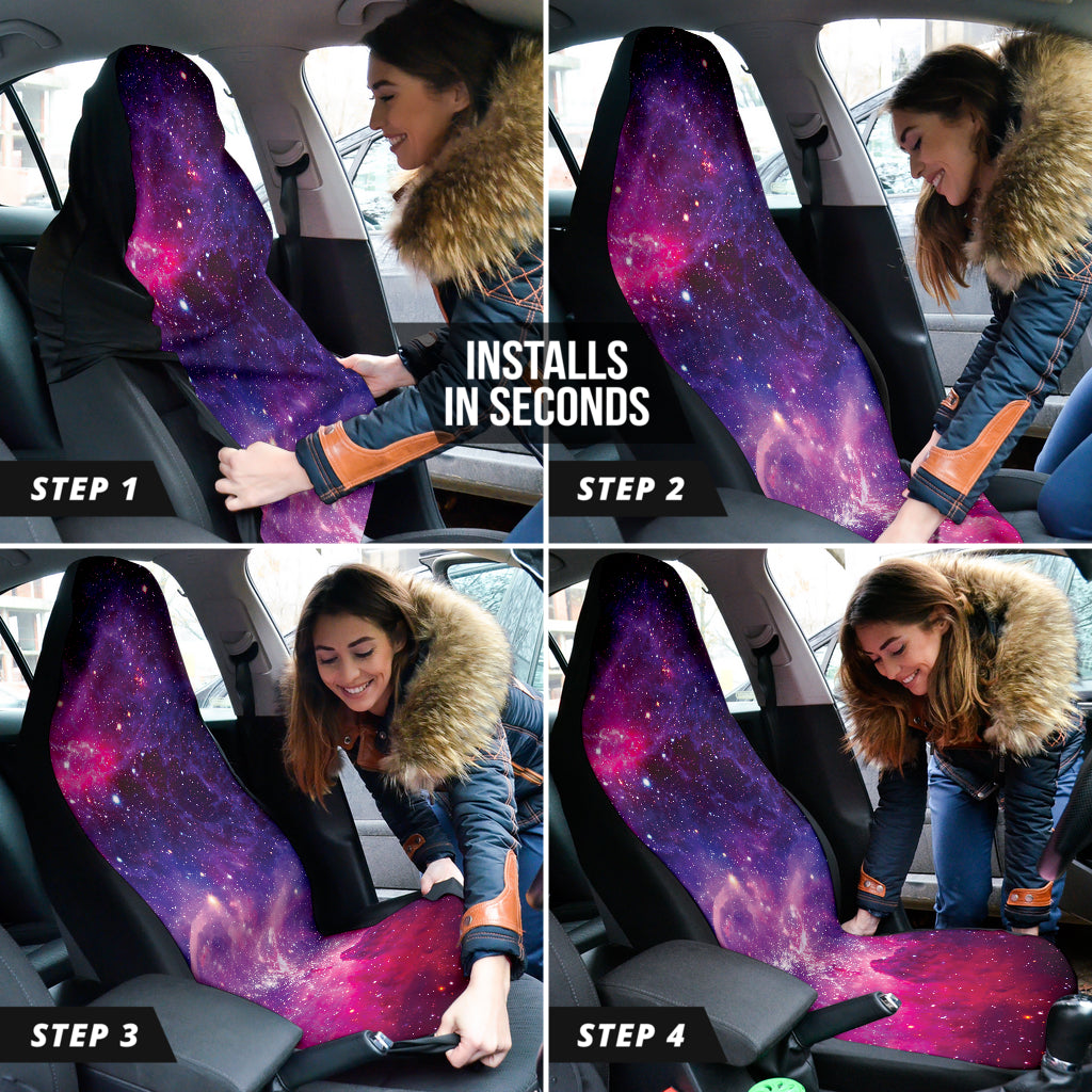 Amazing Purple Universe and Planets Car Seat Covers 2 212401