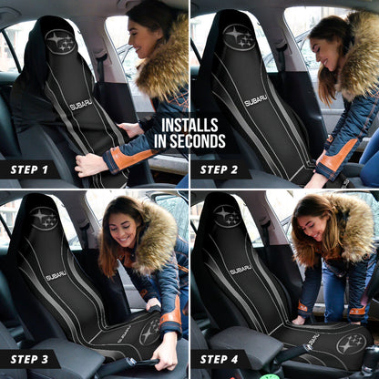 Amazing Black Subaru Car Seat Covers 210402