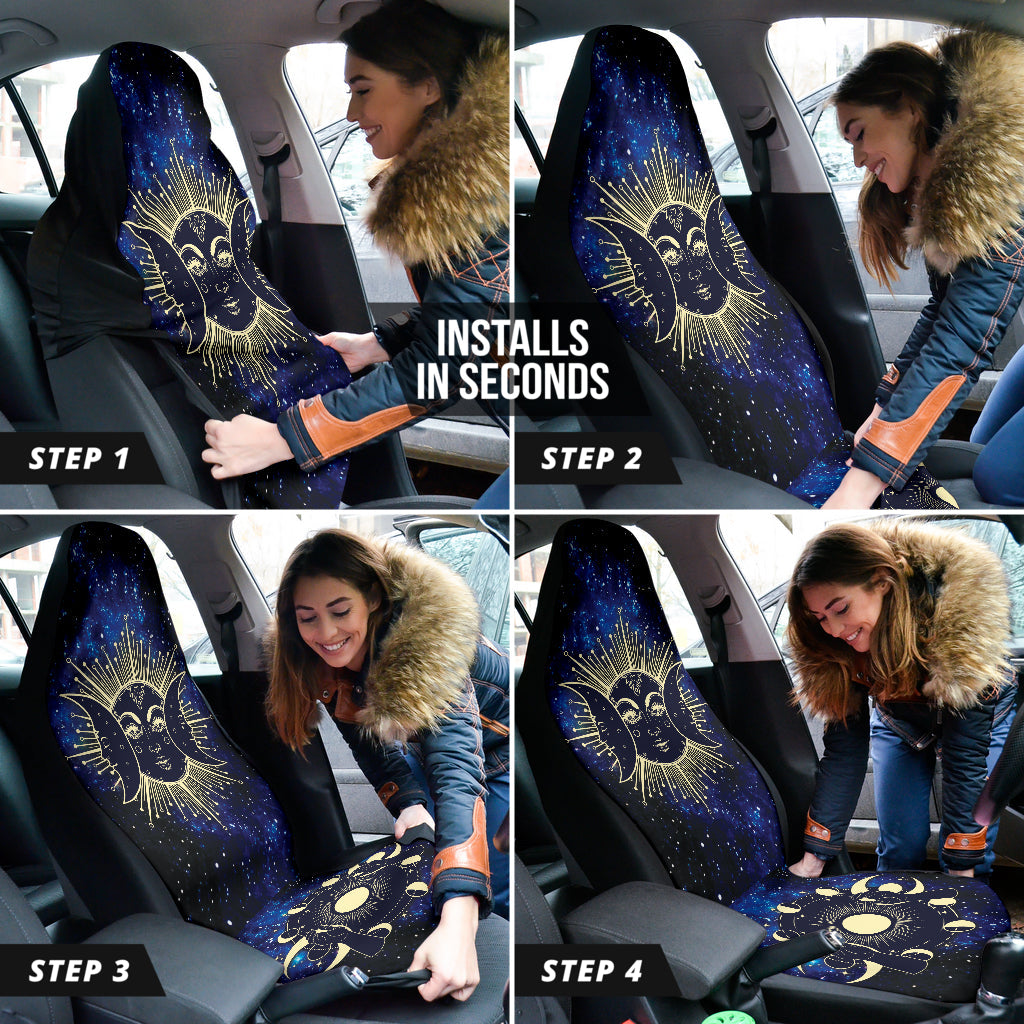 Triple Moon Galaxy Car Seat Covers 210402