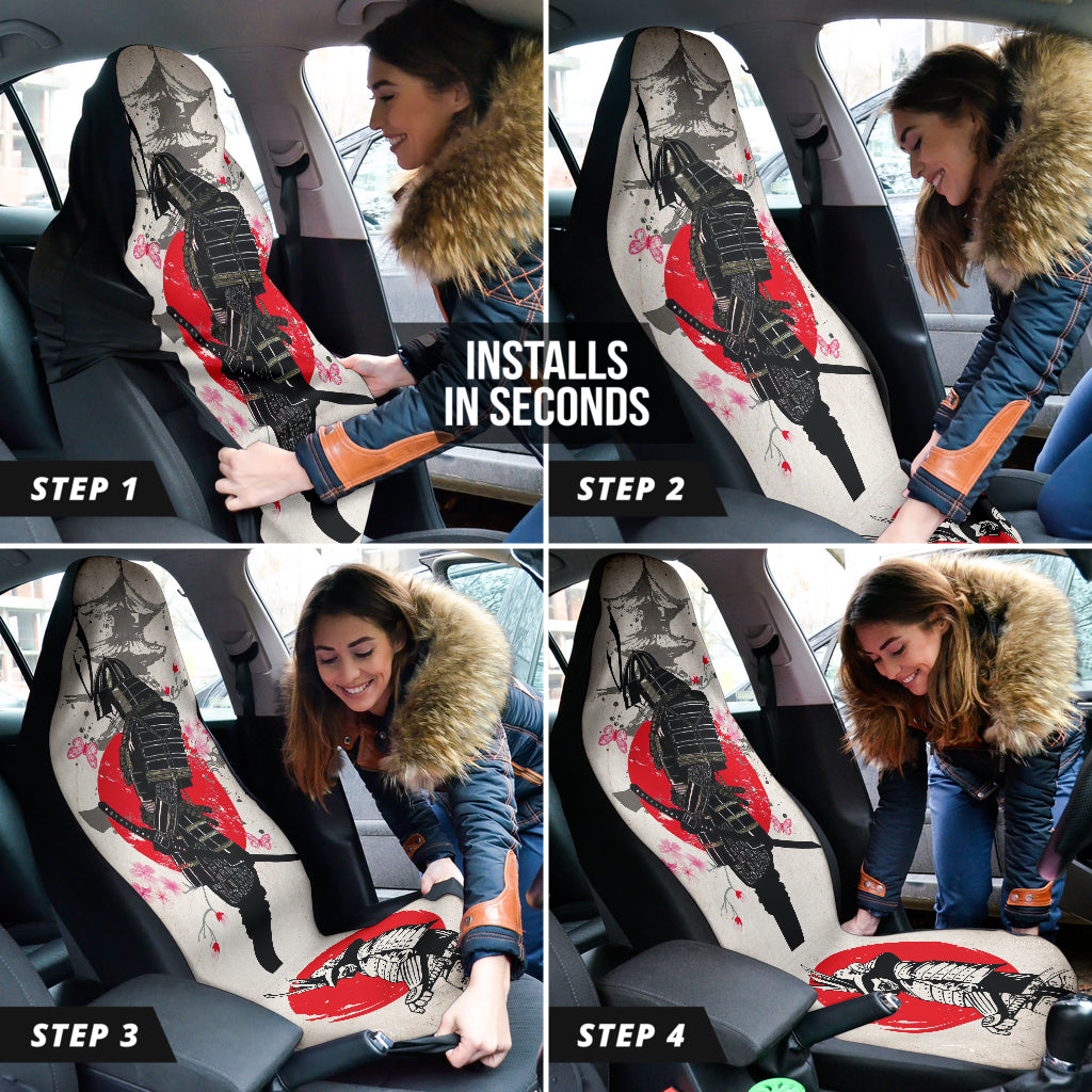 Samurai Japan Art Gift Car Seat Covers 212801