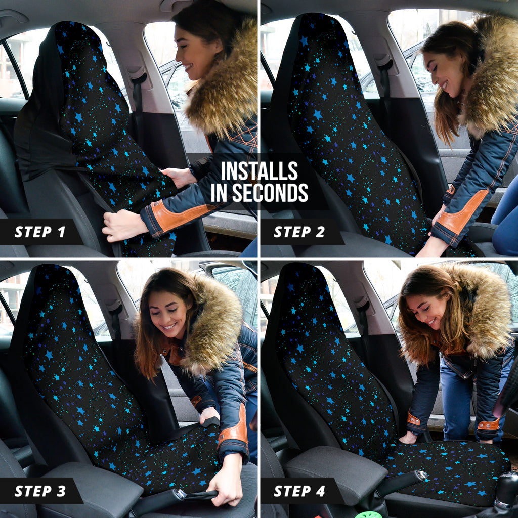 Blue Stars Sky Car Seat Covers 210302