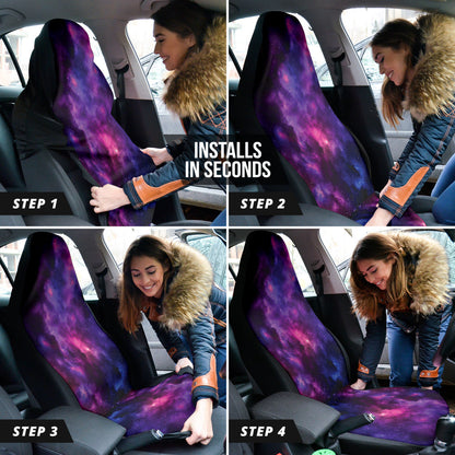 Purple Galaxy Car Seat Covers 210101