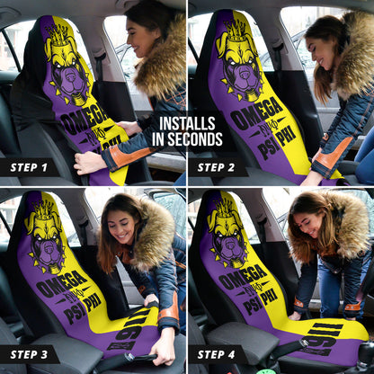 Omega Psi Phi Royal Bulldog 1911 Car Seat Covers 212401