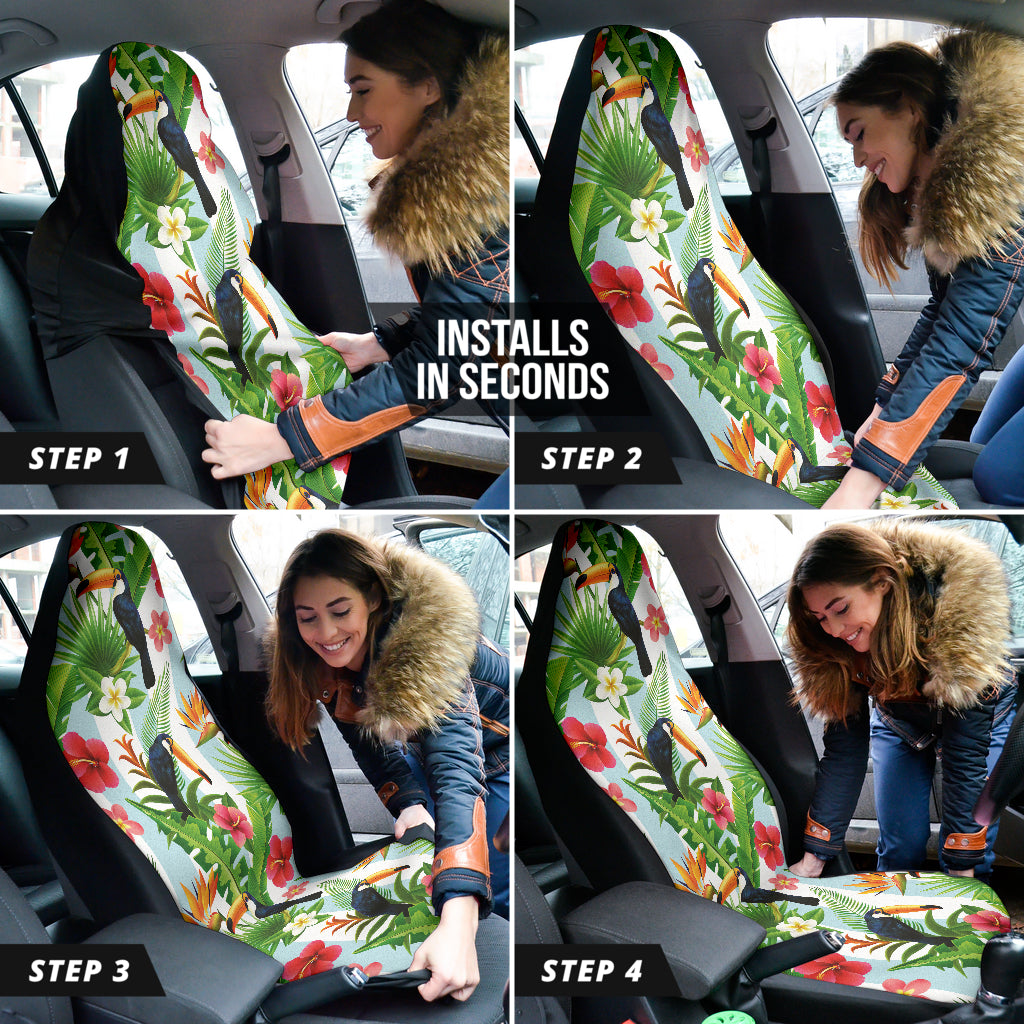 Hibicus Toucan Forest Car Seat Covers 212401