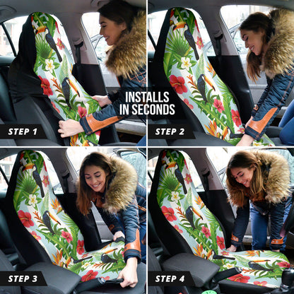 Hibicus Toucan Forest Car Seat Covers 212401