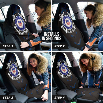 US Coast Guard Camo Car Seat Covers Style 3 210502