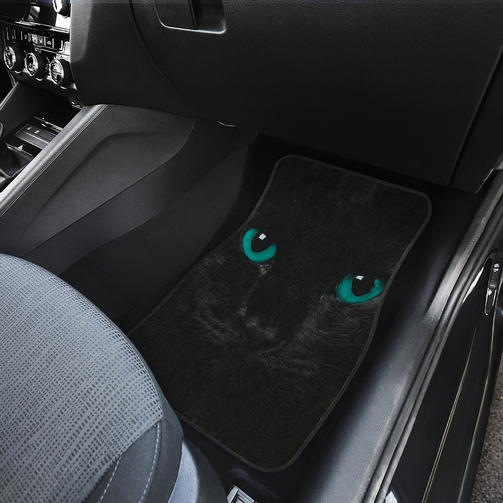 Green Cat Eyes Car Floor Mats 211302