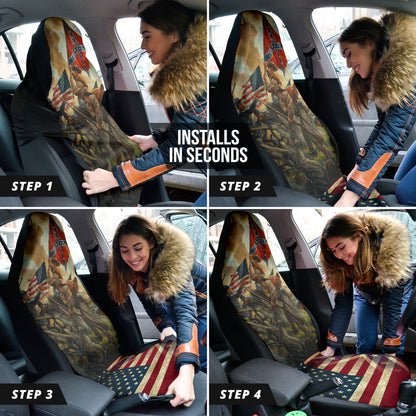 US American Civil War Car Seat Covers Style 4 213001
