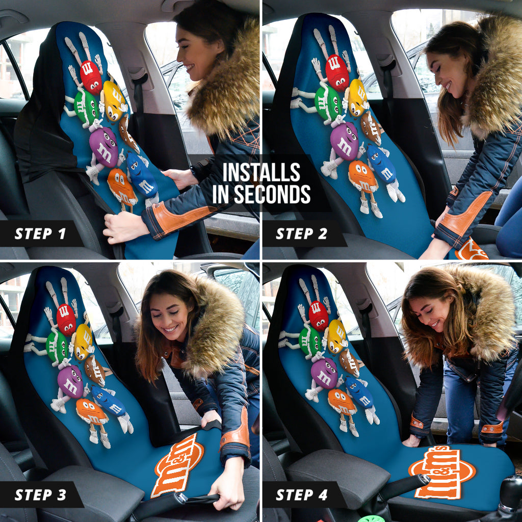 Amazing Gift Idea M&M Members Car Seat Covers 210101