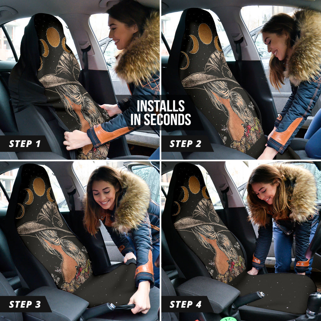 Witch Moon Butterfly Car Seat Covers 212201