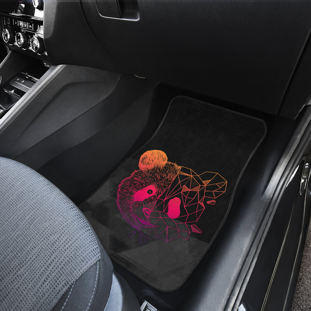Awesome Poly Panda Design Car Floor Mats 211106