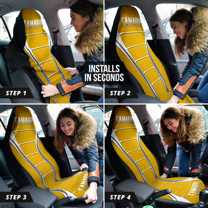 Camaro Yellow Style Car Seat Covers 211401