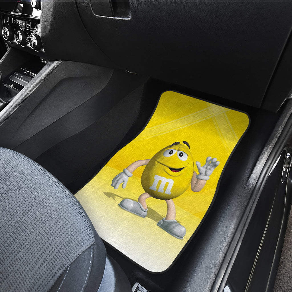 Racing Goes Nuts In Nascar M&M Chocolate Car Floor Mats 211402