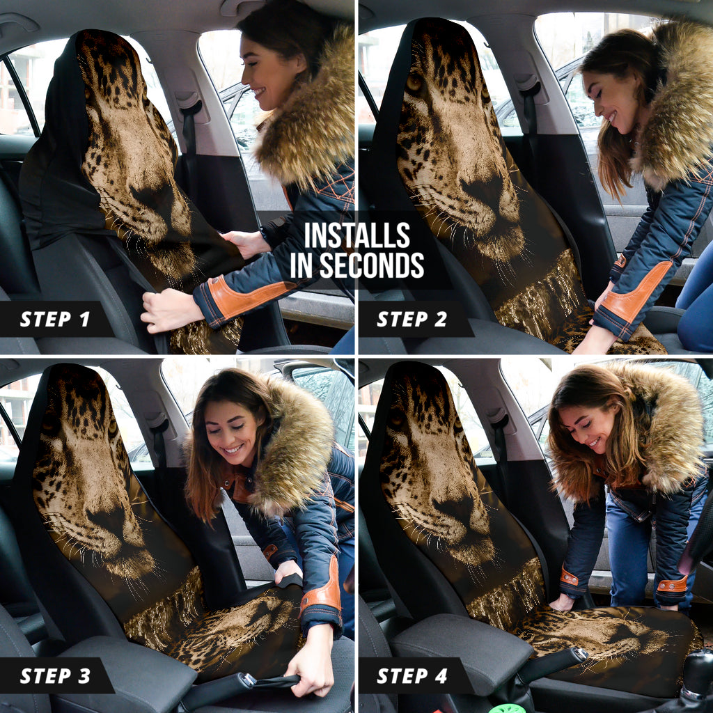 Amazing Jaguar Printing Car Seat Covers 211302