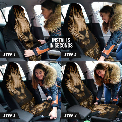 Amazing Jaguar Printing Car Seat Covers 211302