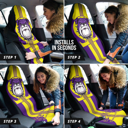 Omega Psi Phi Bulldog Iron Car Seat Covers 212401