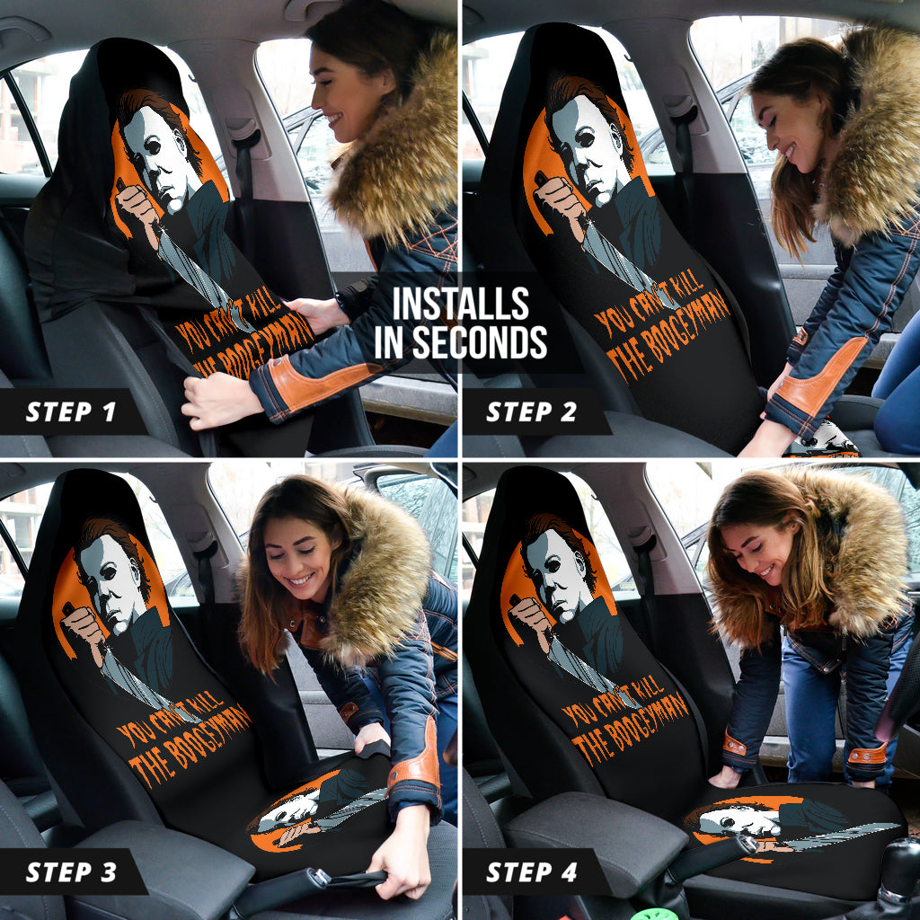 You Can'T Kill The Boogeyman Michael Myers Halloween Art Design Car Seat Covers 211302