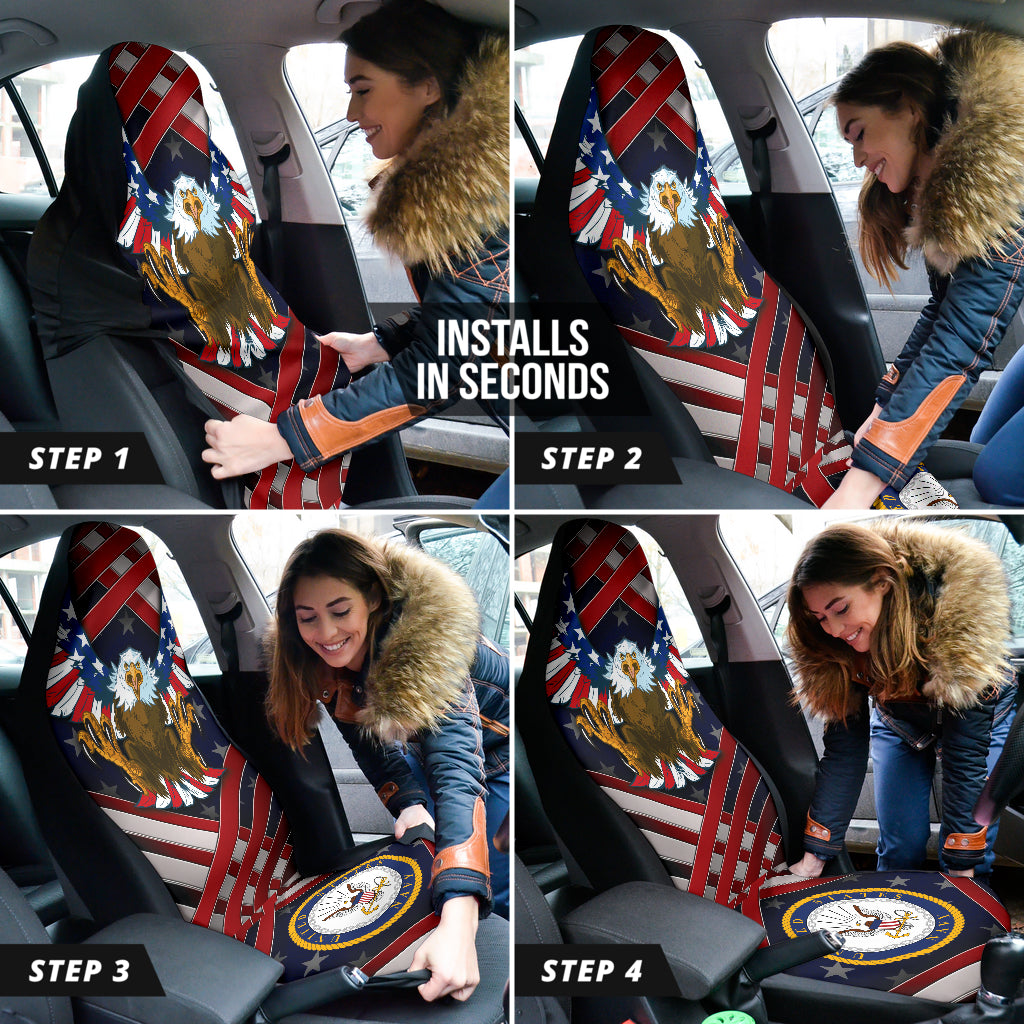 US Navy Car Seat Covers Style 2 210502