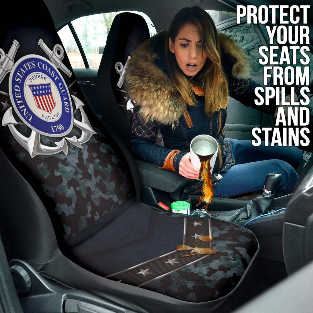 US Coast Guard Camo Car Seat Covers Style 4 210502
