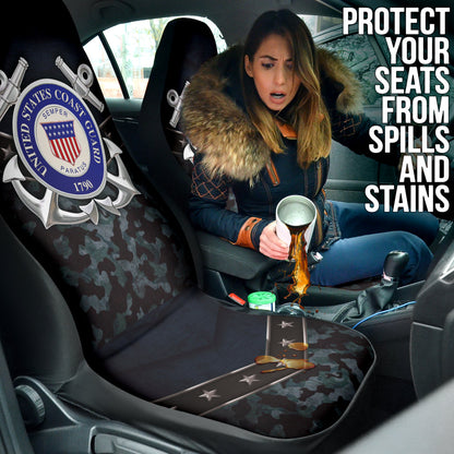 US Coast Guard Camo Car Seat Covers Style 4 210502