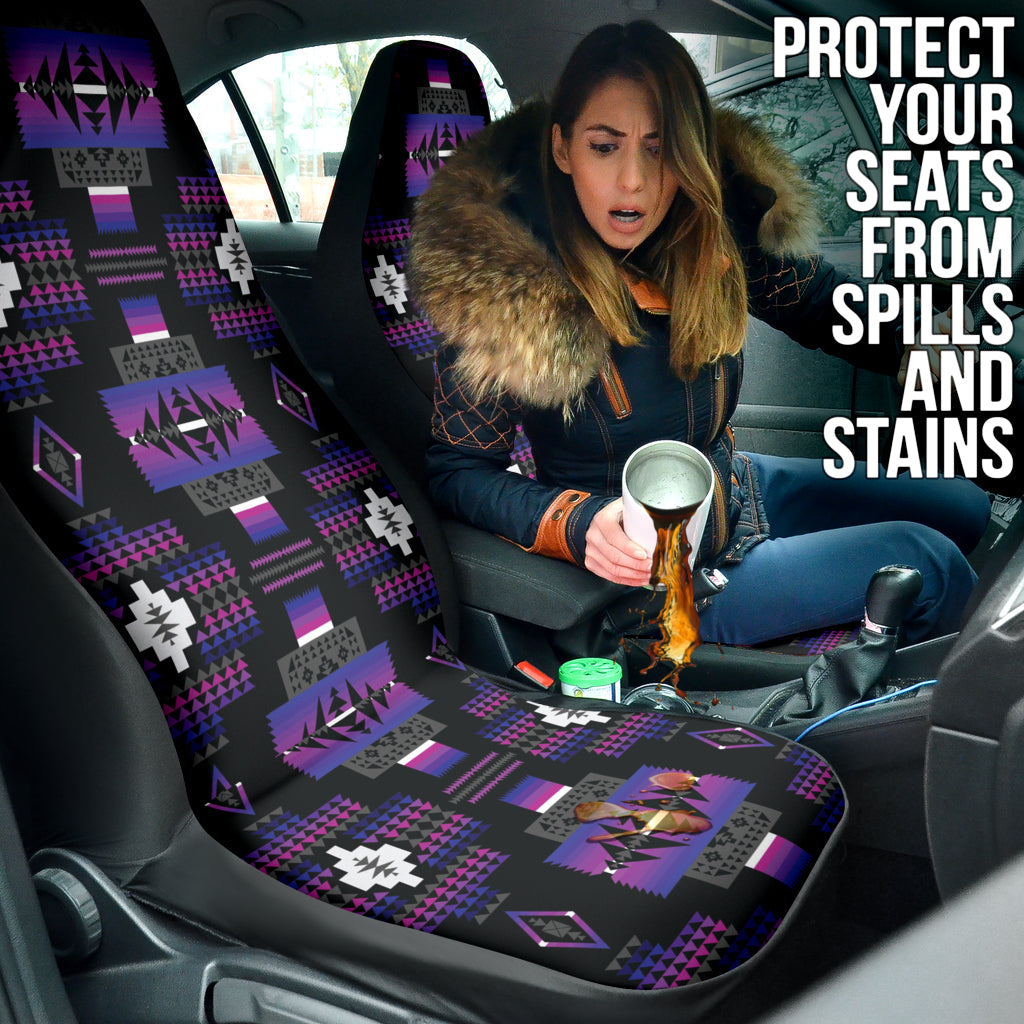Seven Tribes Purple Car Seat Covers 212301