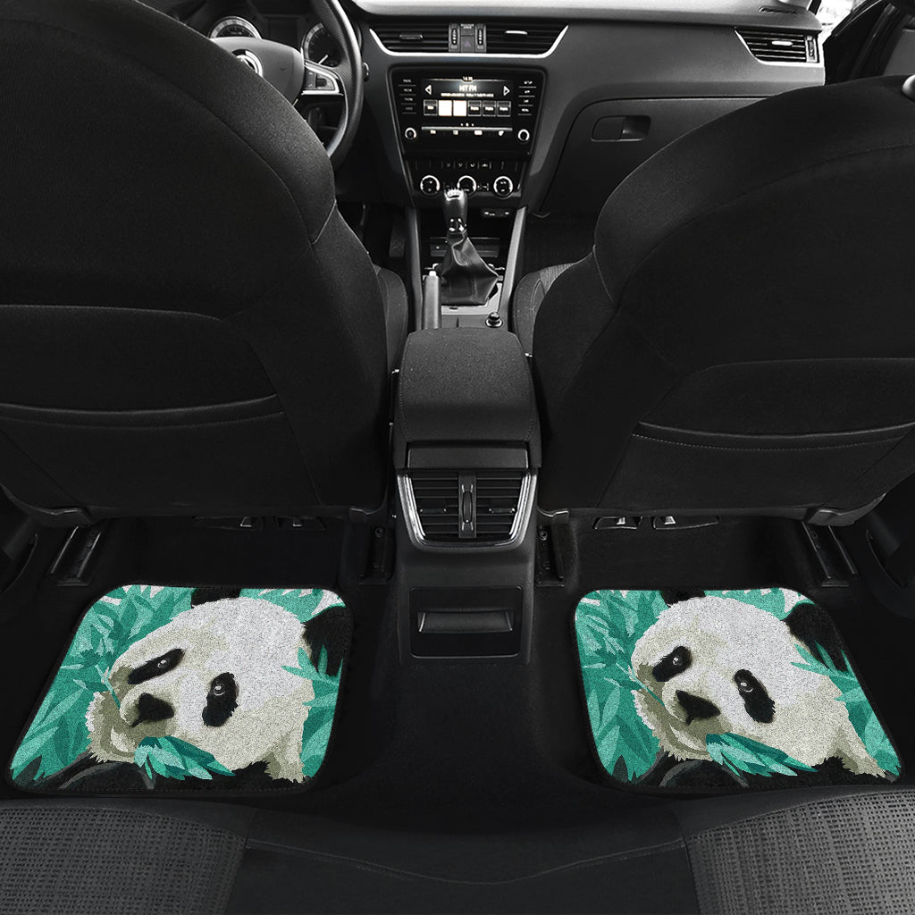 Panda Design Bamboo Printed Car Floor Mats 211106