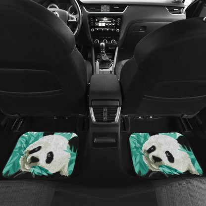 Panda Design Bamboo Printed Car Floor Mats 211106