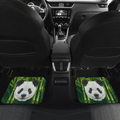 Panda and Bamboo Design Theme Car Floor Mats 211106