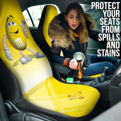 Racing Goes Nuts In Nascar M&M Chocolate Car Seat Covers 211402