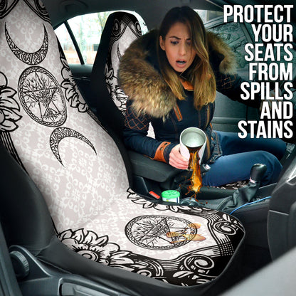 Triple Moon Wicca Car Seat Covers 212801
