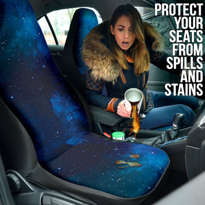Blue Galaxy Car Seat Covers 210101