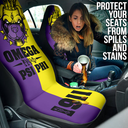 Omega Psi Phi Royal Bulldog 1911 Car Seat Covers 212401