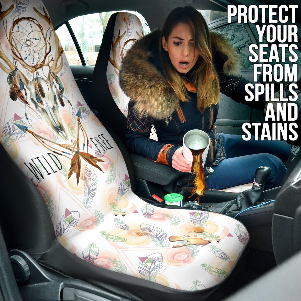 Deer Boho Dream Catcher Wild Free Car Seat Covers 211601