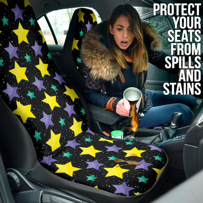 Dark Stars Colorful Car Seat Covers 210302