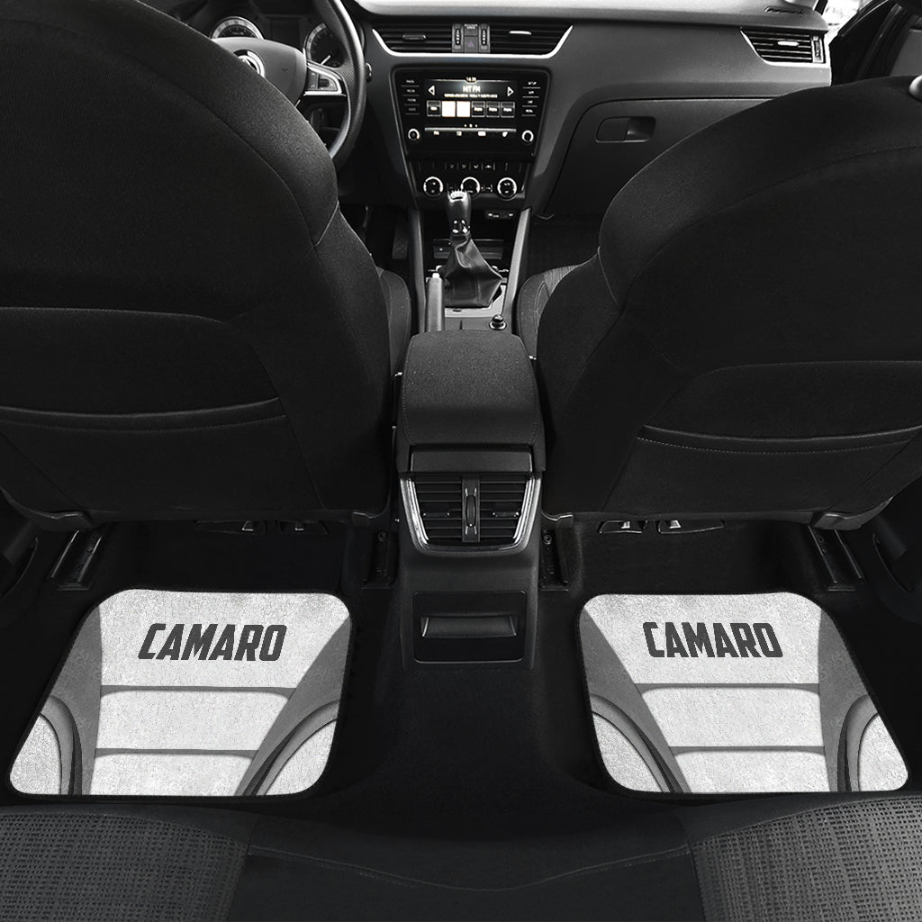 Camaro White Car Floor Mats 211401
