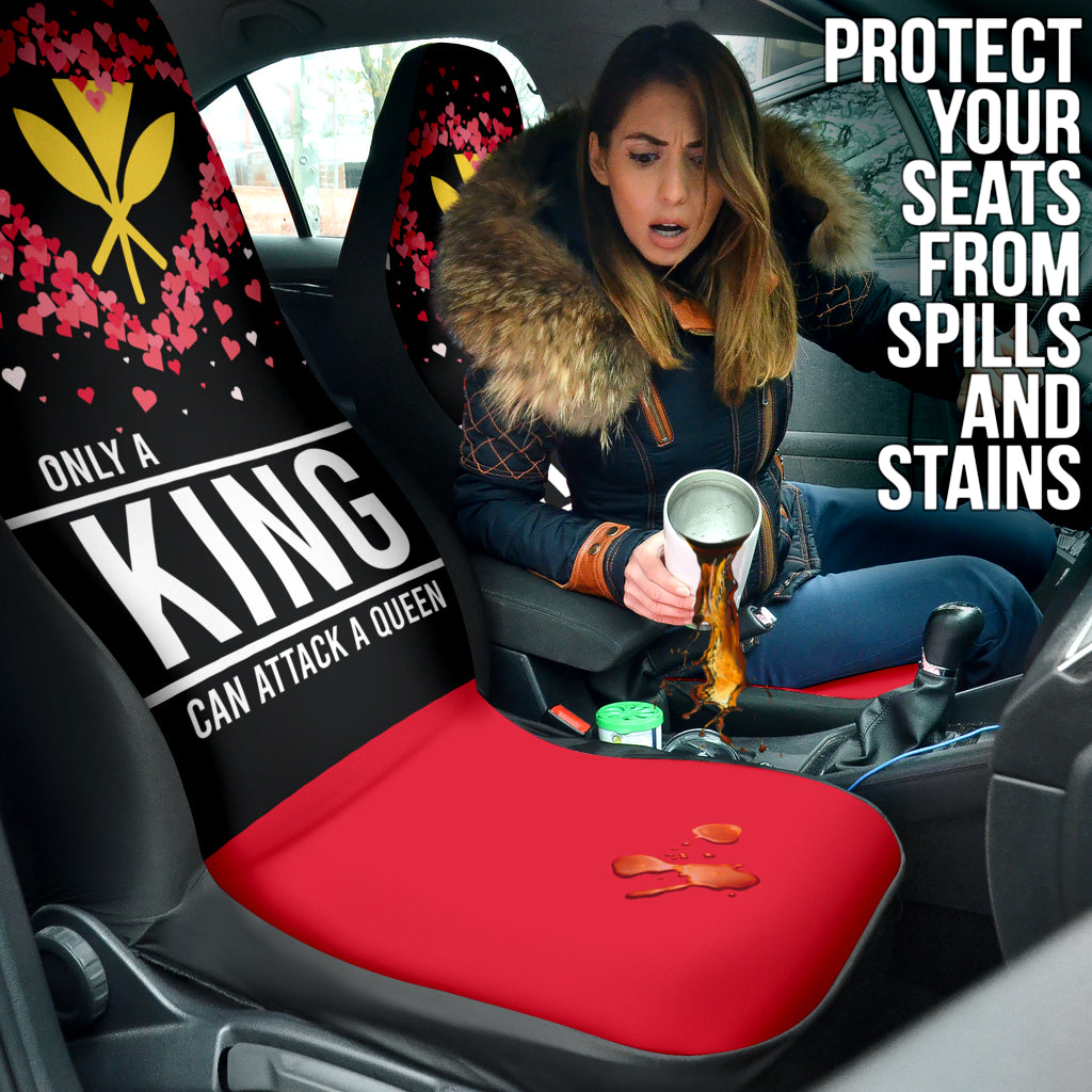Hawaiian Kanaka Maoli Valentine King Car Seat Covers 212301