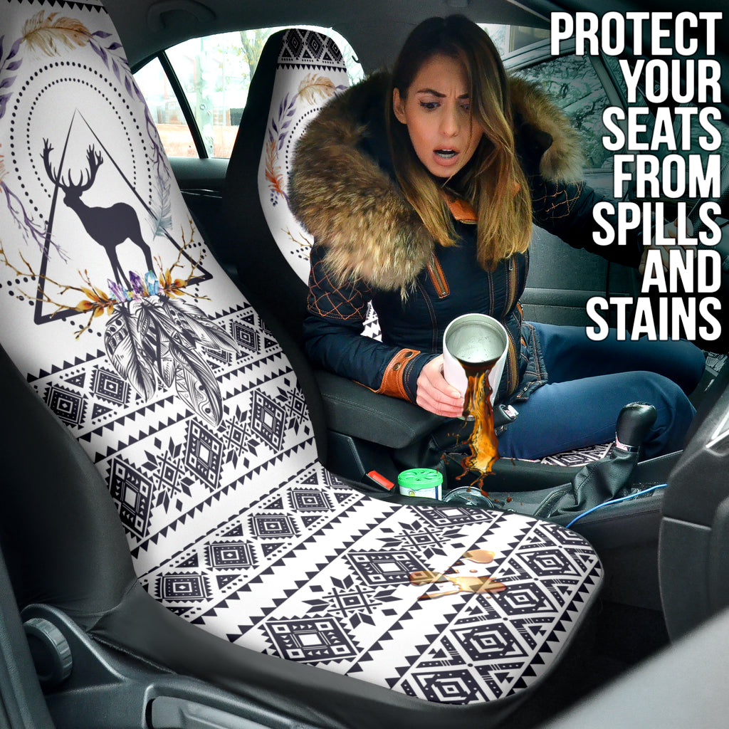 Deer Boho Pattern Car Seat Covers 211701