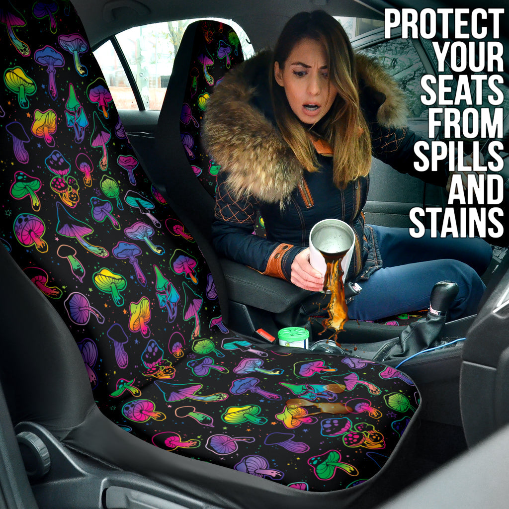 Mushroom Magical Colorful Car Seat Covers 212301