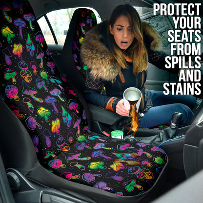 Mushroom Magical Colorful Car Seat Covers 212301