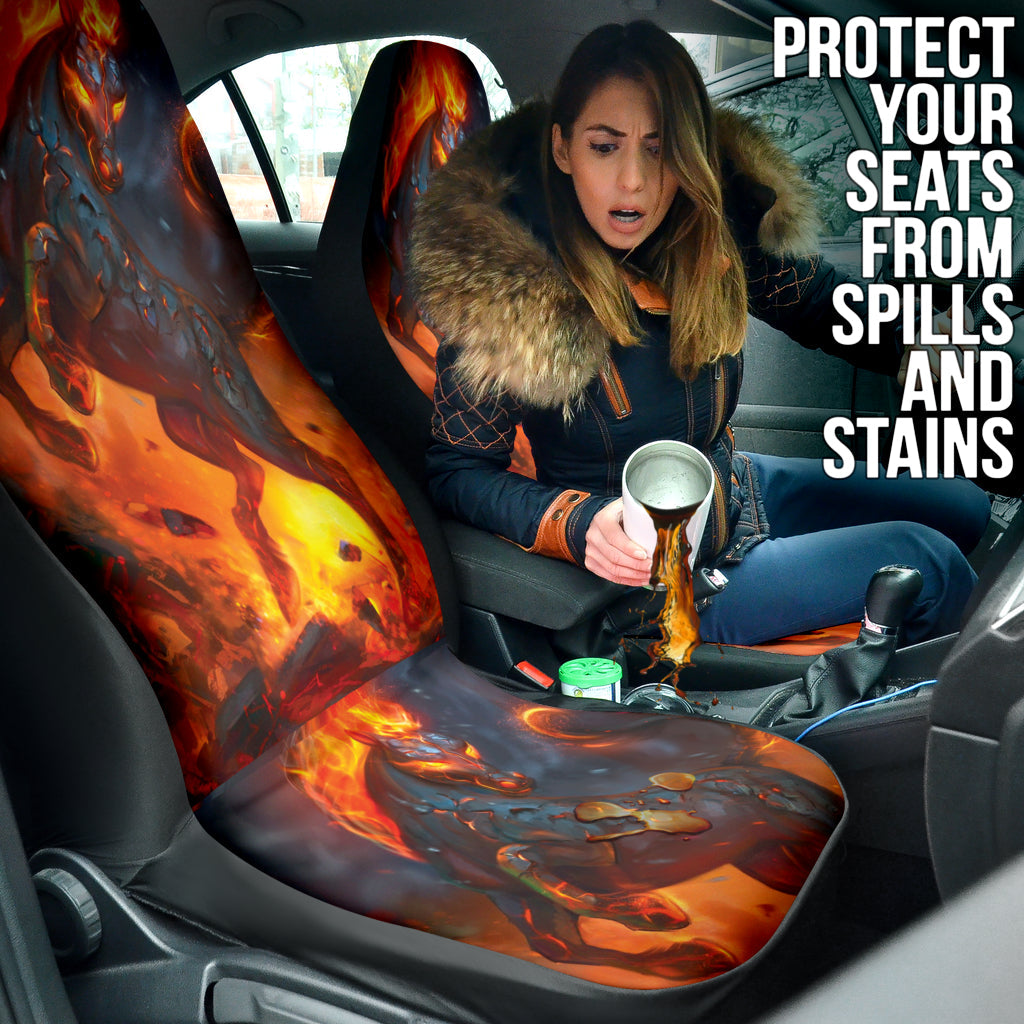 Fire Horse Car Seat Covers 210102