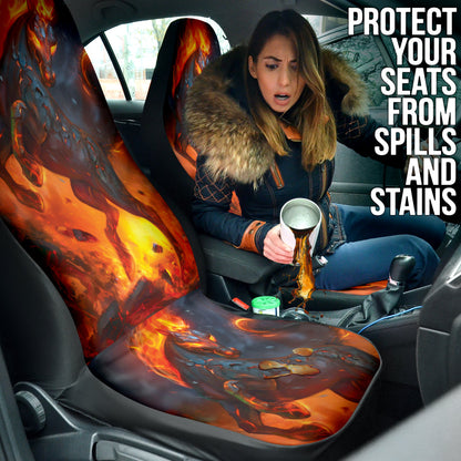 Fire Horse Car Seat Covers 210102