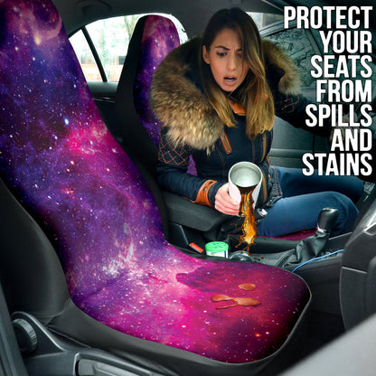 Amazing Purple Universe and Planets Car Seat Covers 1 212401