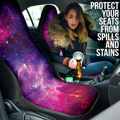 Amazing Purple Universe and Planets Car Seat Covers 2 212401