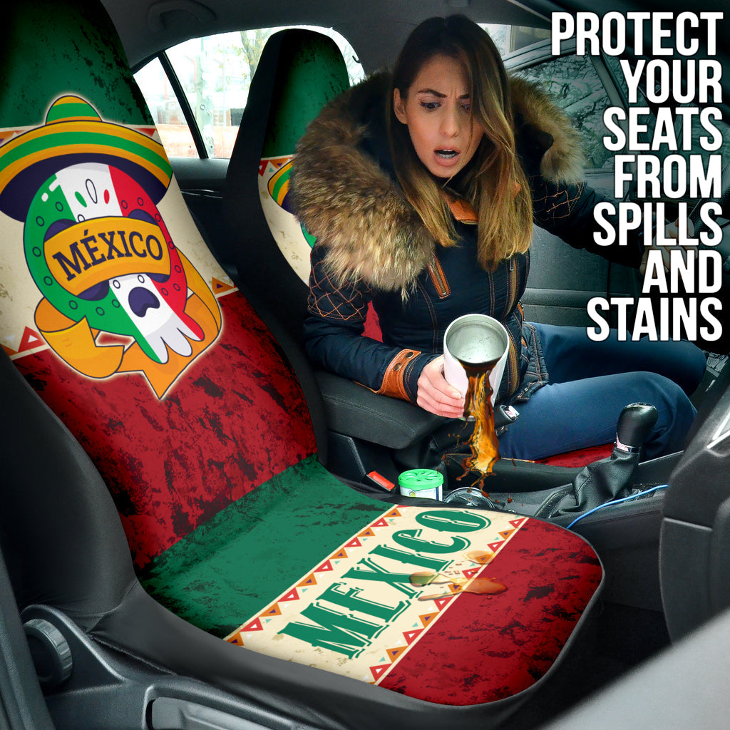 Mexico Skull Culture Car Seat Covers 210202