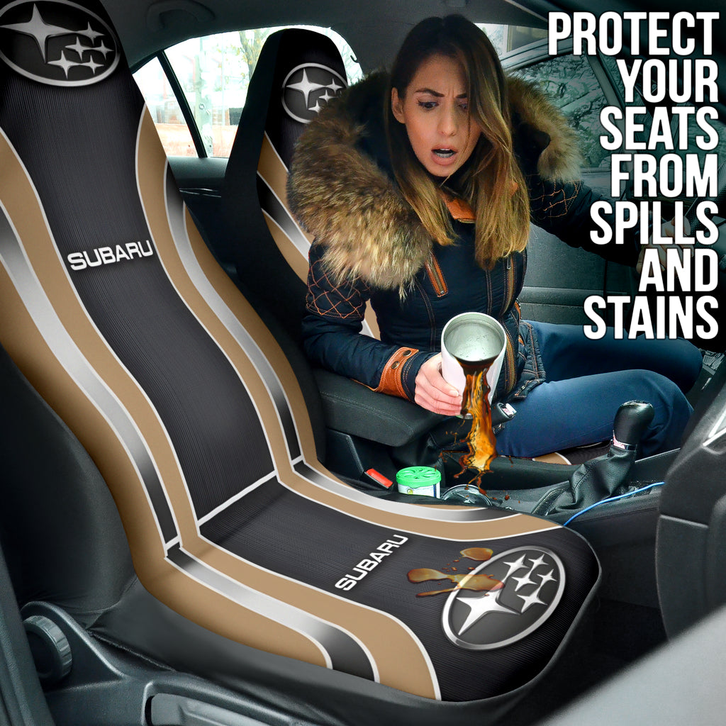 Amazing Beige Subaru Car Seat Covers 210402