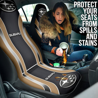 Amazing Beige Subaru Car Seat Covers 210402