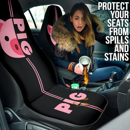 Pink Pig Lovers Car Seat Covers 212201