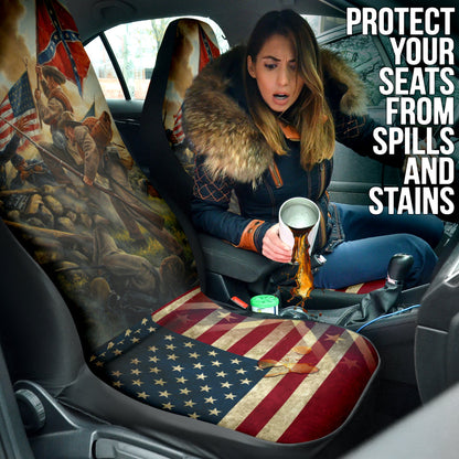 US American Civil War Car Seat Covers Style 4 213001