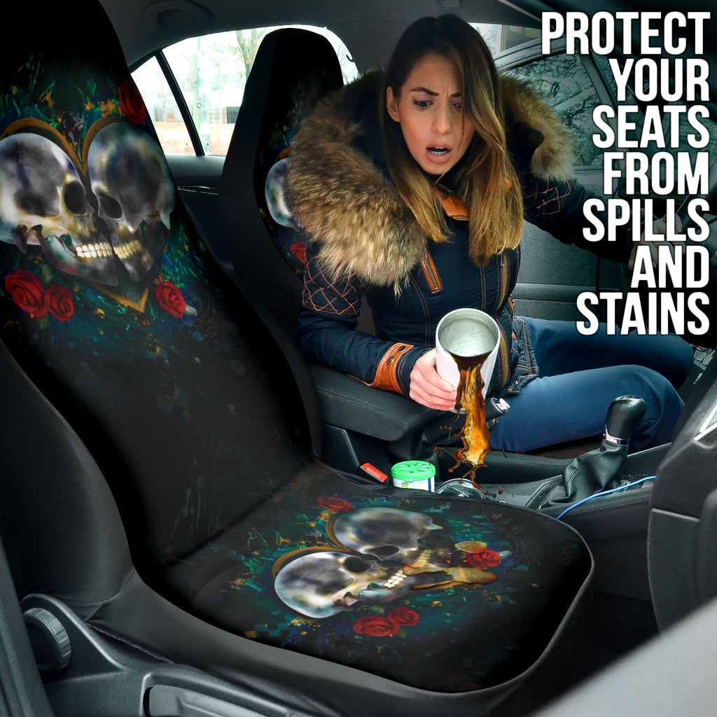Skull Love Car Seat Covers Amazing Gift Ideas 212801